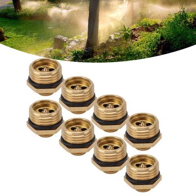 20PCS Brass Misting Nozzles G1/2 Male Thread Atomizers Nozzles  Outdoor Cooling