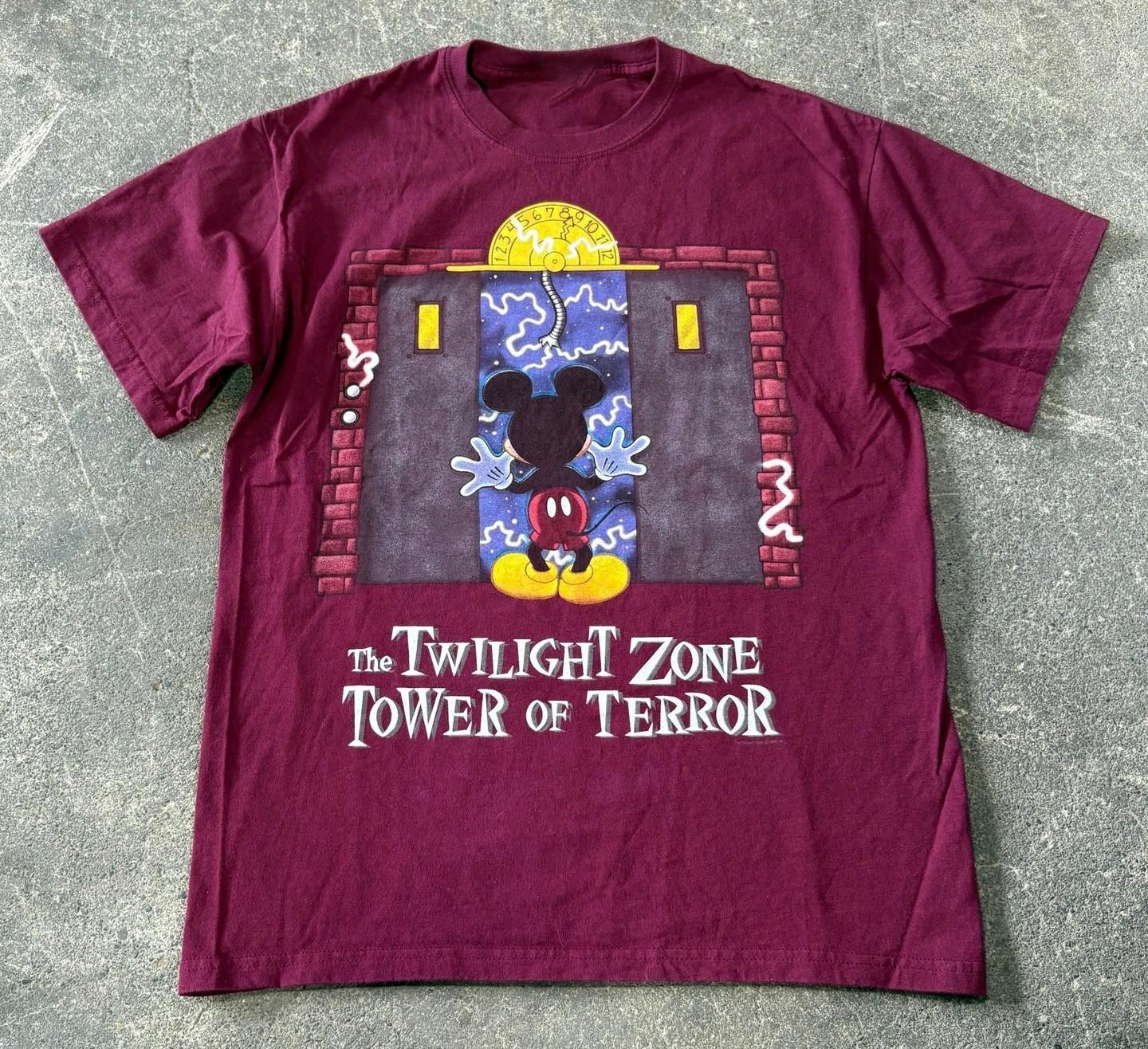 

NEW Mickey Mouse Twilight Zone Tower of Terror Shirt Size S To 5XL Reprint XL