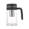 OLOEY Double-Walled Borosilicate Glass Tea Infuser Mug