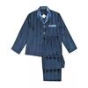 Victoria Men's Secret of Pajamas Spring & Fall Dark Stripes Imitation Silk Long Sleeves Pants Loose Homewear Suit