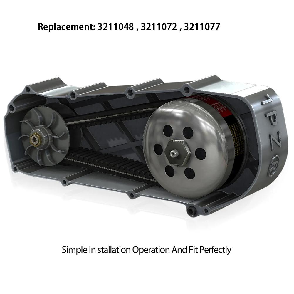 Drive Clutch Belt Replace 3211048 3211072 3211077 Heavy Duty Drive Belt for Polaris Sportsman ETX Trail-Boss 350L