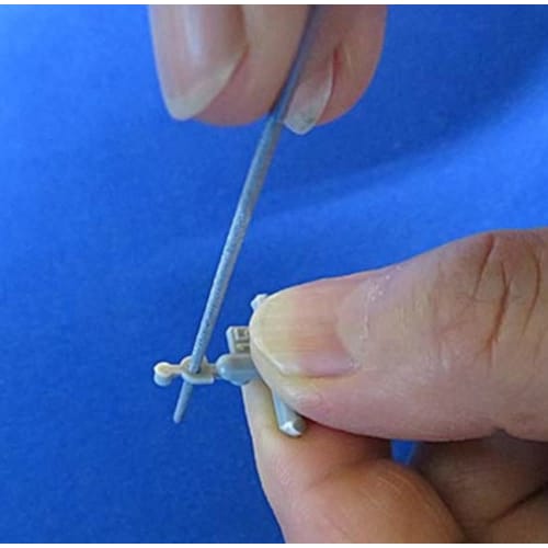 Shimomura Alec Craftsman Katagi #400 Round Bar File, Round Bar S (Marubose), 1.2mm Diameter, Plastic Model Tool, AL-K209