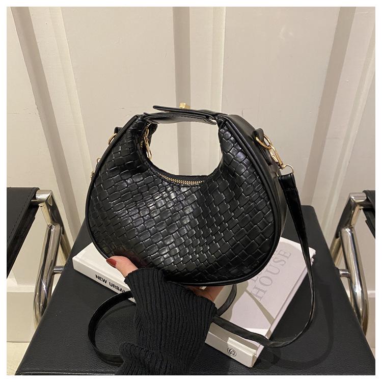 Nischendesign Mode 2024 Halbmond-Schultertasche - Damen Casual Handtasche & Umhängetasche