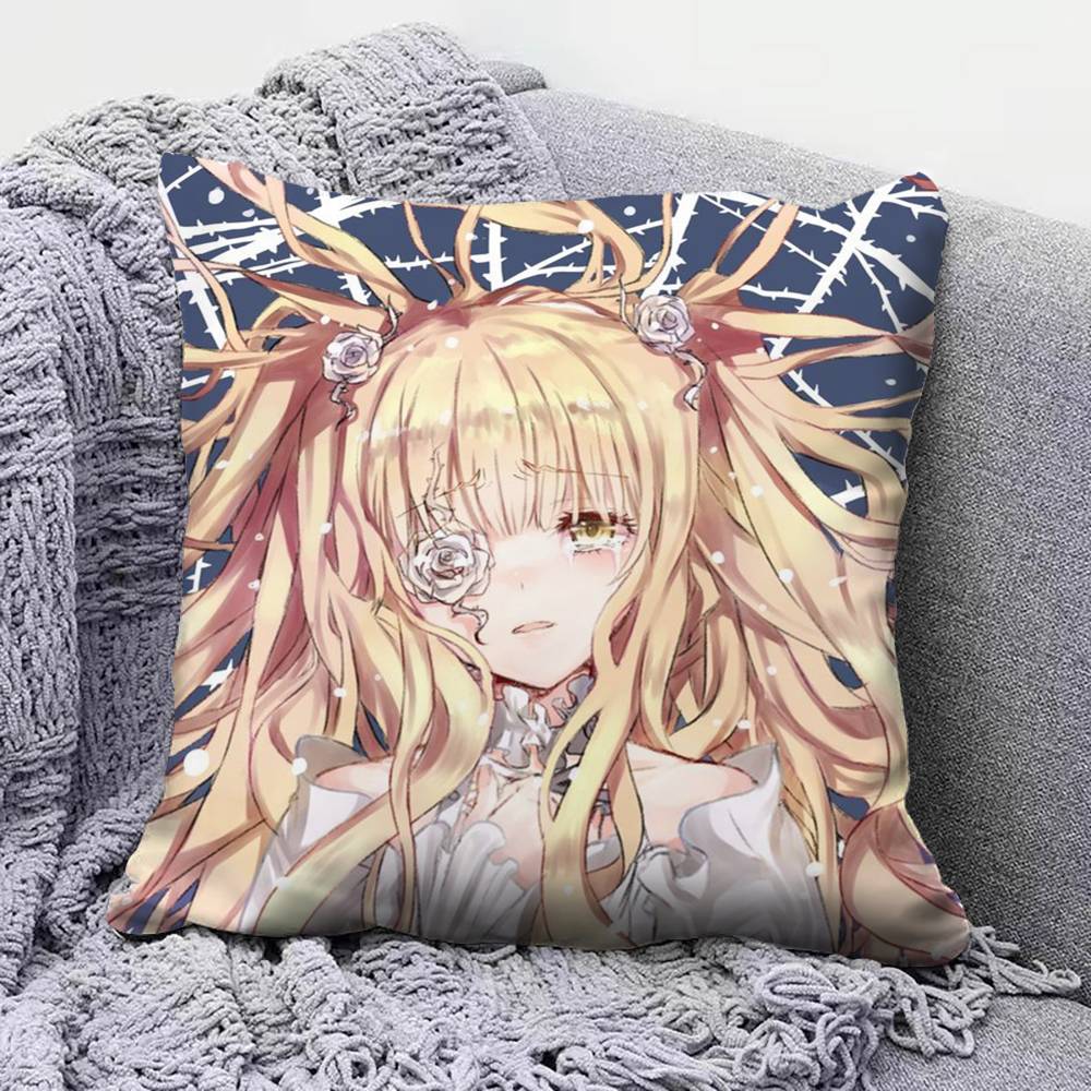 Rozen Maiden Anime Girl Mercury Lampe Home Sofa Cushion Covers and Aecorative Custom Pillow Covers