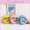 Adorable Korean Style Cartoon Print Round Bag For Girls Cute Coin Purse Accessory
