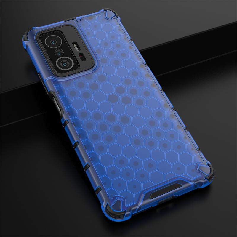 Shockproof Transparent Case For Xiaomi 11T Honeycomb Armor Case For Xiaomi 11T Case For Xiaomi 11T 12X 12 11 Lite 5G NE 10T Pro