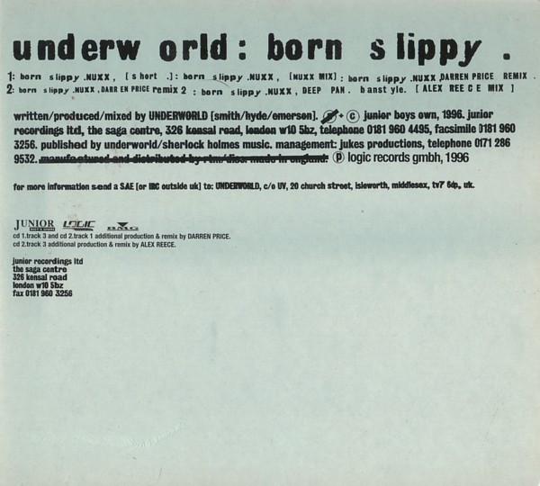 

CD UNDERWORLD - Born Slippy LOC200 Logic Records 1996 Europe Dance & Electronica Used