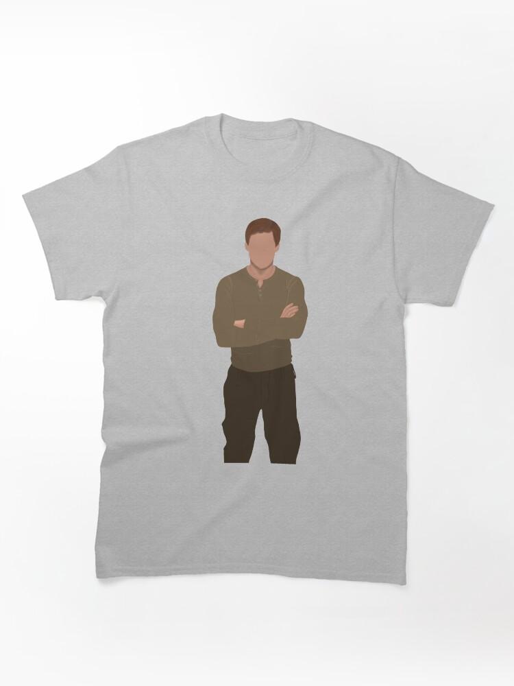 Trinity Blood Hand drawn Dexter in his killing shirt Faceless portrait illustration Classic Unisex T-Shirt