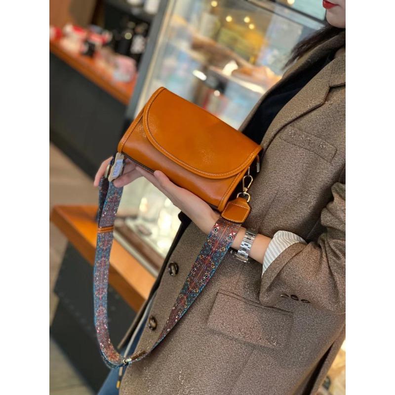 Fashion Shoulder Bag Women's New Wide Shoulder Strap Oblique Span Bag