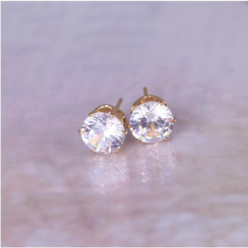 תכשיטי אופנה לנשים אלגנטיים מעוקב Zirconia CZ עגילי אוזן צמודים מתנת חתונה