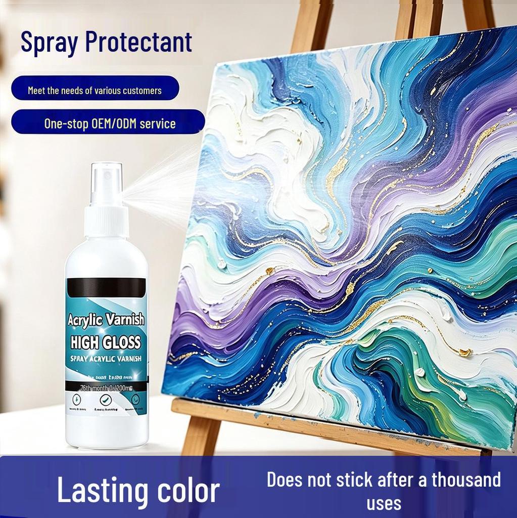 Gloss Varnish Spray: Multi-functional Sealer for Oil Paintings & Models
