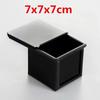 Square Bread Baking Tray Cake box Mold with Lid Aluminum Alloy Non-stick Pan Mini Baking Tray Box Diy Cake Baking Tool