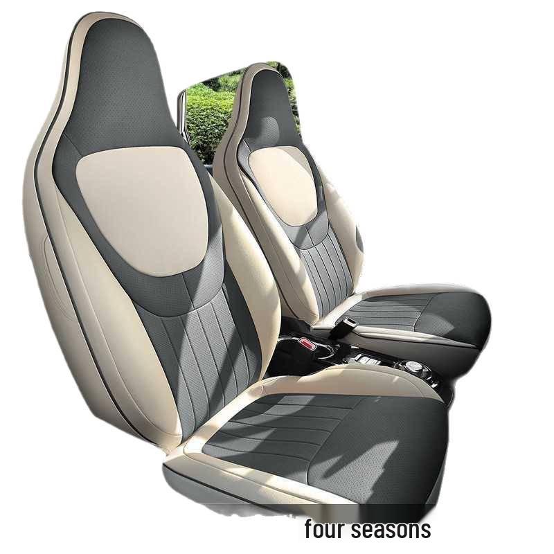 All-Season Perforated Leather Car Seat Cushion for Wuling Bingo