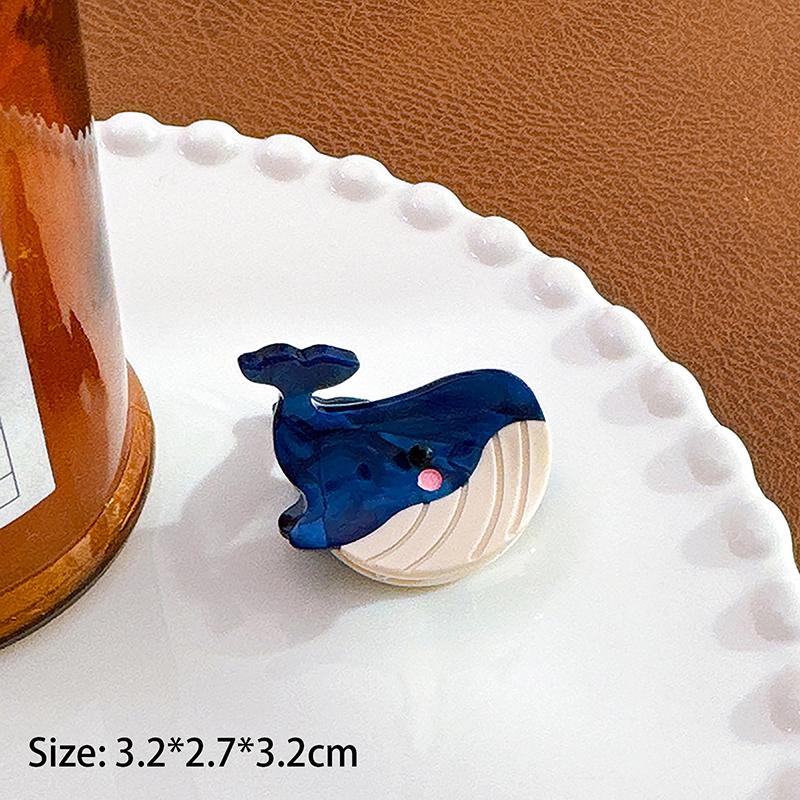 Exquisite Cute Acetate Hair Clips Cartoon Ocean Animal Small Hair Claw