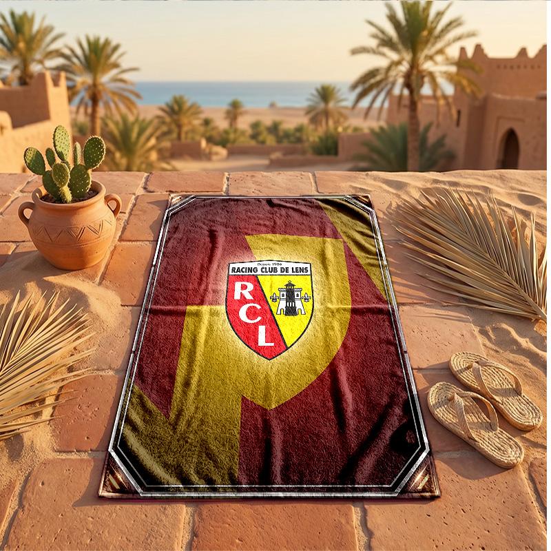 Lens FC Print Microvezel Strandlaken Sneldrogend Absorberend Grote Handdoek Voor Strand Zwemmen Reizen
