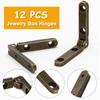 Zinc Alloy Folding Hinges  90 Degree Hinges Chest Case Hinge Jewelry Box Hinge  Wooden Box