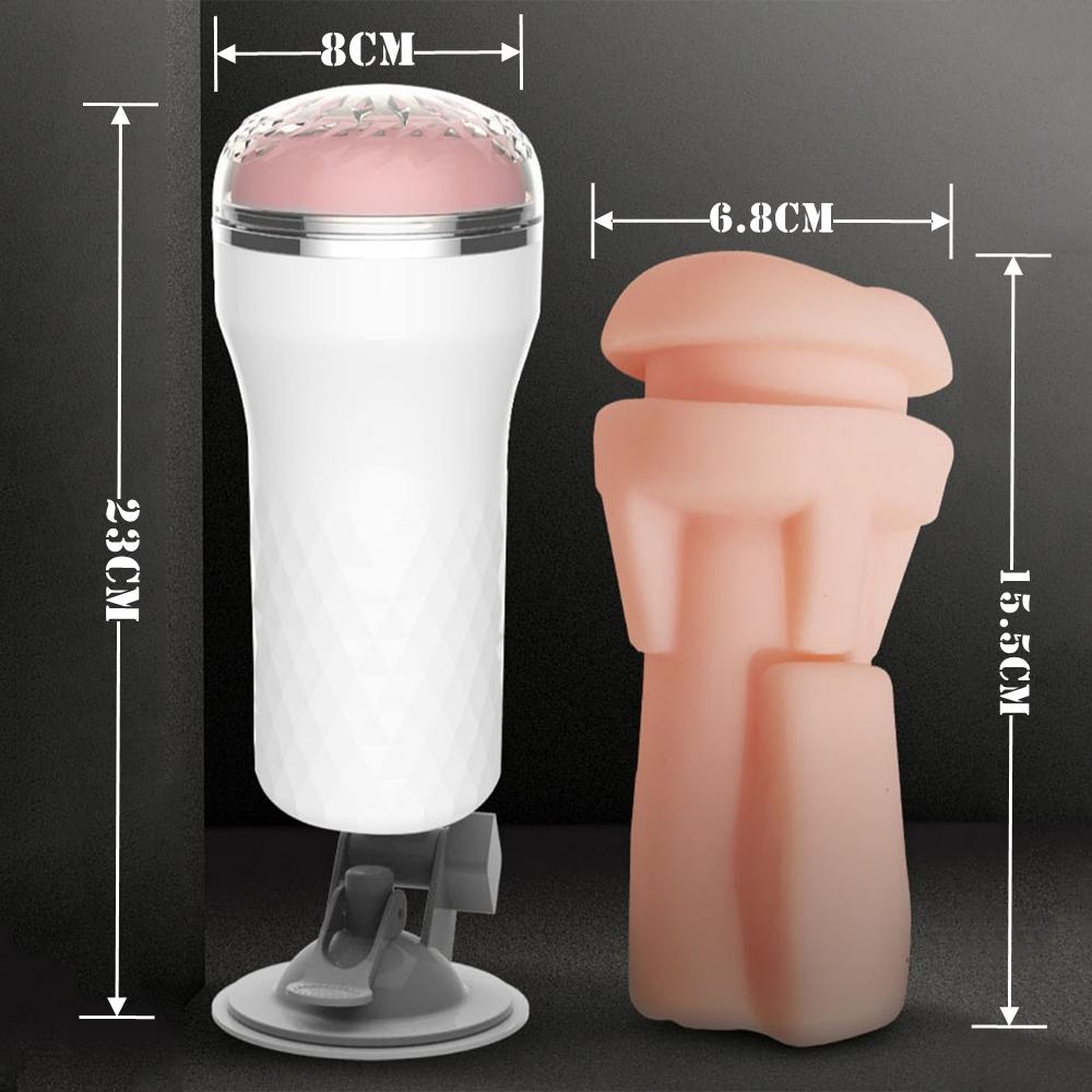 Adult Erotic Toys Male Masturbator Cup Vaginal Penetration Realistic Rubber Vagina Pocket Pussy Masturbation Sex Toys for Men