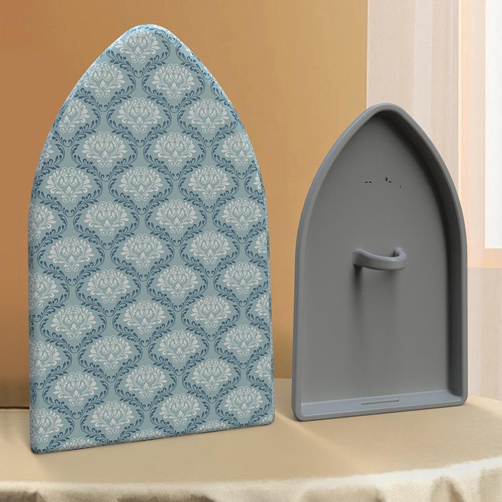 Mini Ironing Board Handheld Heat Resistant Ironing Gloves with Finger Loop Anti-scald Clothes Garment Steamer Sleeve