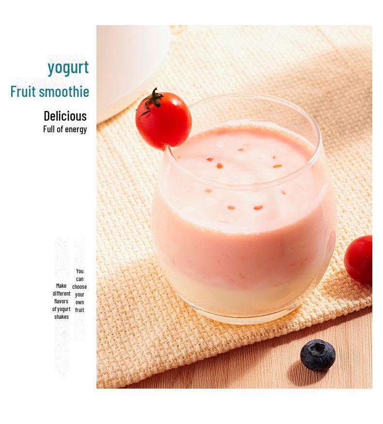 Compact Multi-Function Yogurt Maker with Stainless Steel Liner