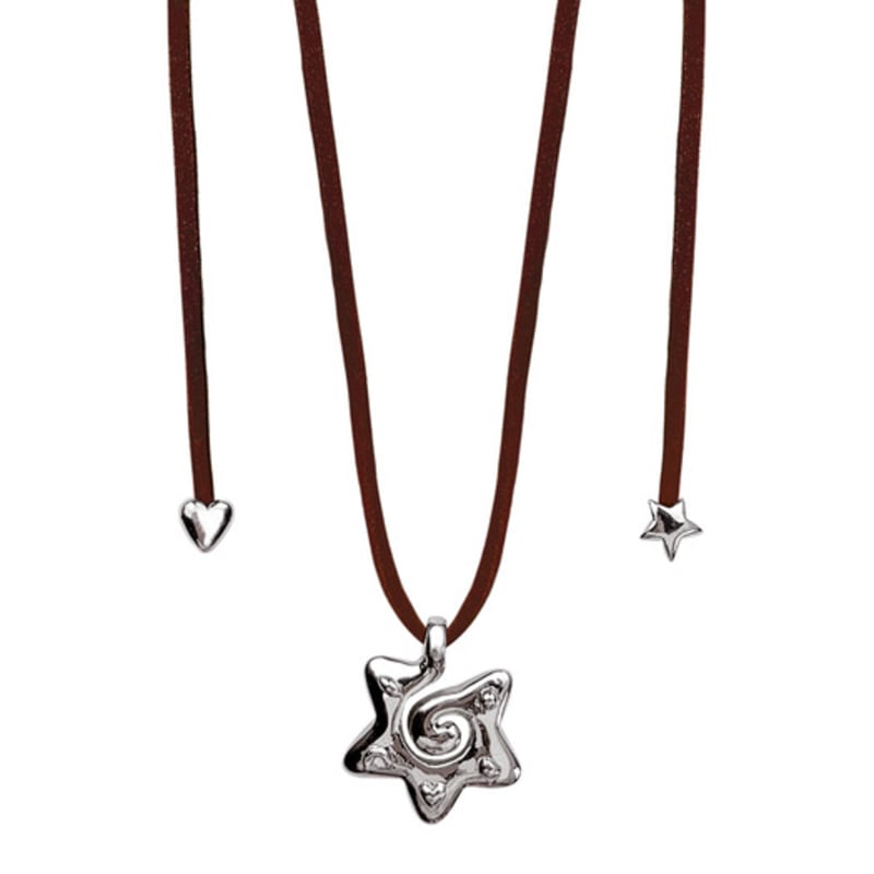 

VVV Замшевий чокер-кольє на шнурку з шипованою зіркою Black (Sold Out)