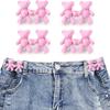 8pcs Fashion Bear Detachable Tighten Waist Button Pin Adjustable Waist Buckle Extender Pin for Skirt Pant