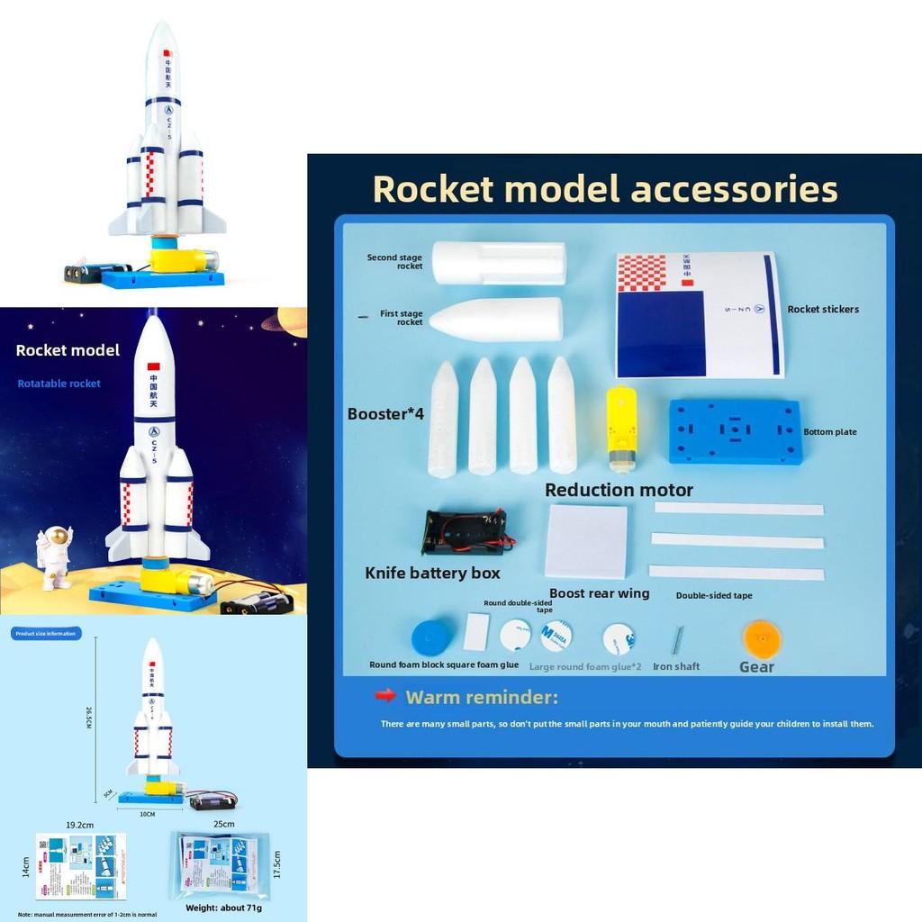 Science Experiment Diy Rocket Model Kit For Childrens Educational Handson Stem Activity