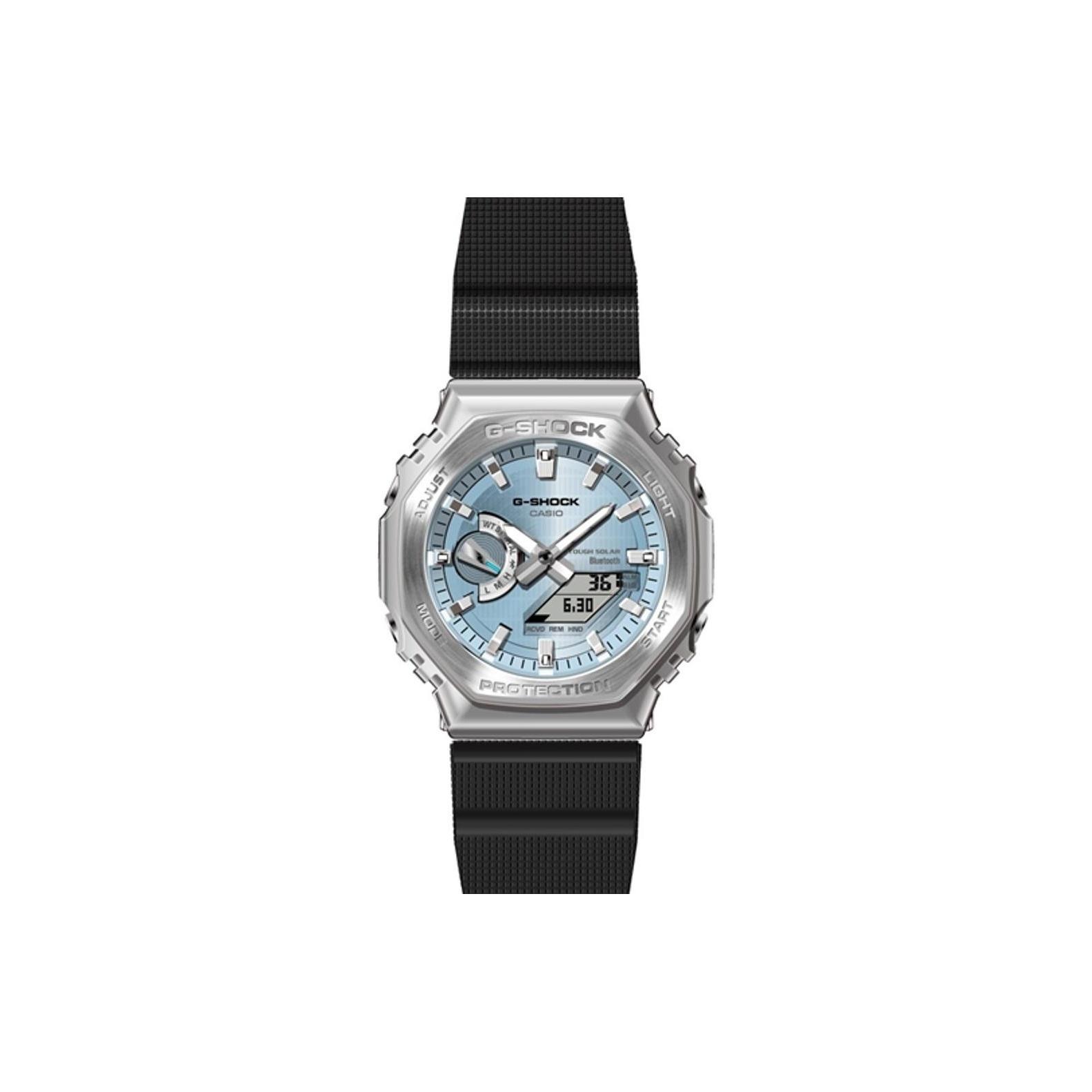 CASIO Unisex Liquid Crystal/Analog Dual Display Series Blue Watch GBM-2100A-1A2 GBM-2100A-1A2 Blue Dial