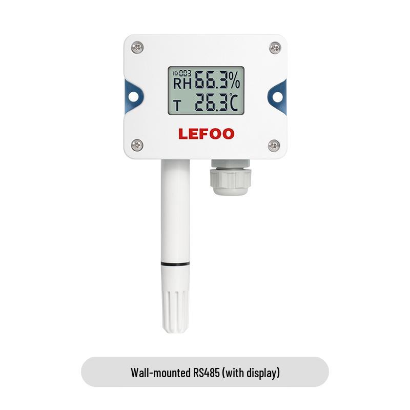 Lifu Wall-Mounted Temperature & Humidity Sensor with Display and RS485 Thermometer