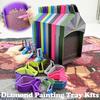 Embroidery Diamond Painting Tray Kits DIY Craft Drill Storage Box for Nail Art