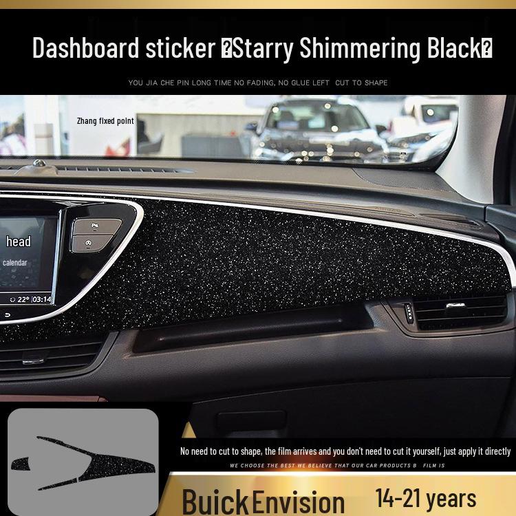 Frosted Glitter Anti-Scratch Film for Buick Envision Console Decoration