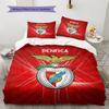 S.L. Set Copripiumino Trapuntato Modello Benfica Decorazione per la Casa Regalo (1 * copripiumino + 2 * federe senza imbottitura)