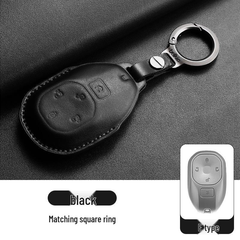 GAC Trumpchi Key Case Genuine Leather for E8, E9 Shadow, S9/S7, ES9 with Buckle