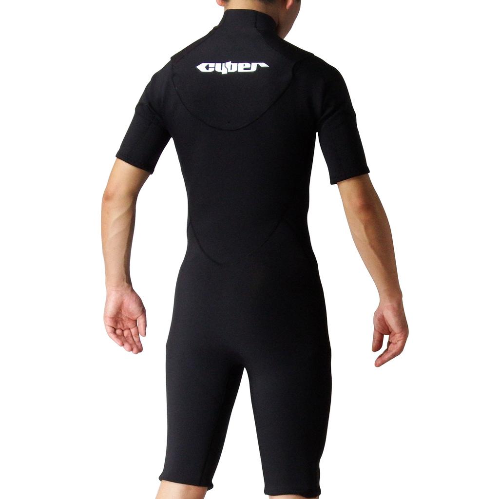 CYBER SHIELD Surfing Wetsuit Short Sleeve Spring Black ML 502limited-TYPE-B