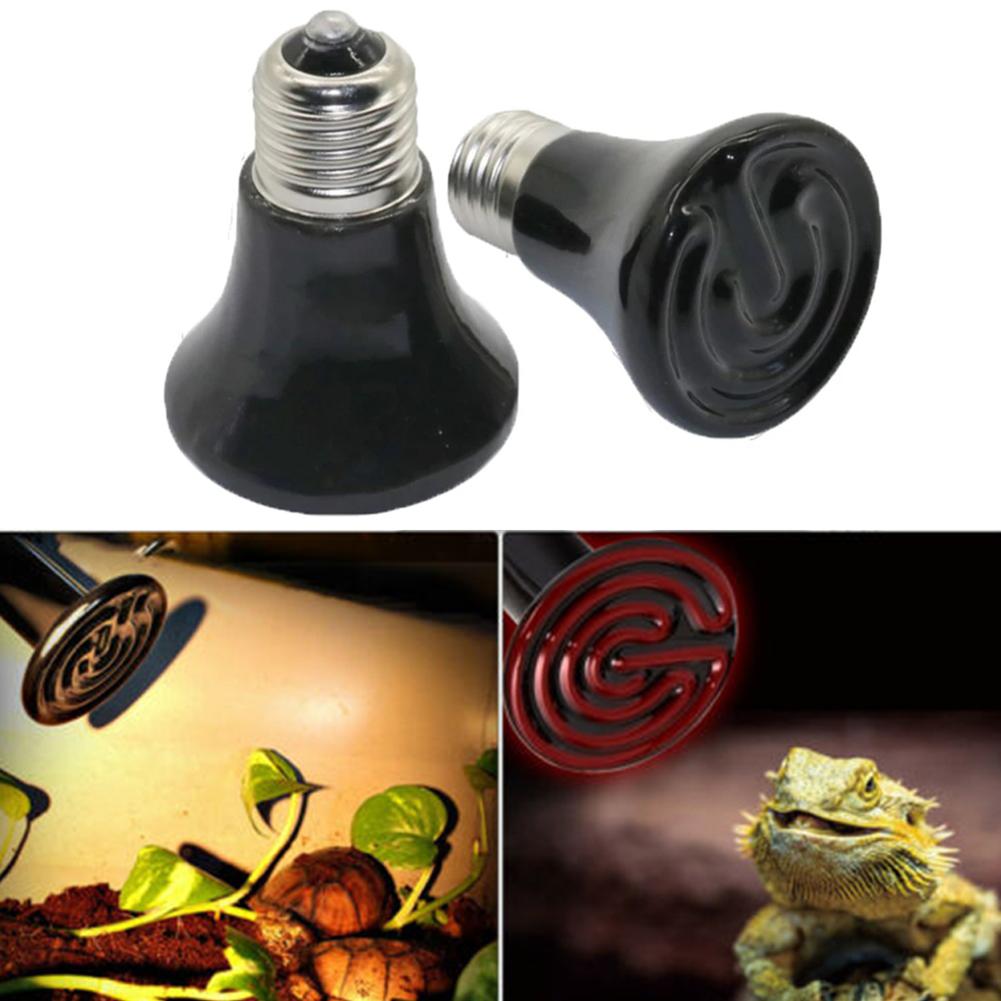 222 25-75W Haustier Reptil Rasse Keramik Wärme Emitter Heizung Licht Grübler Lampe Birne Keramik Sockel Reptil Lampe