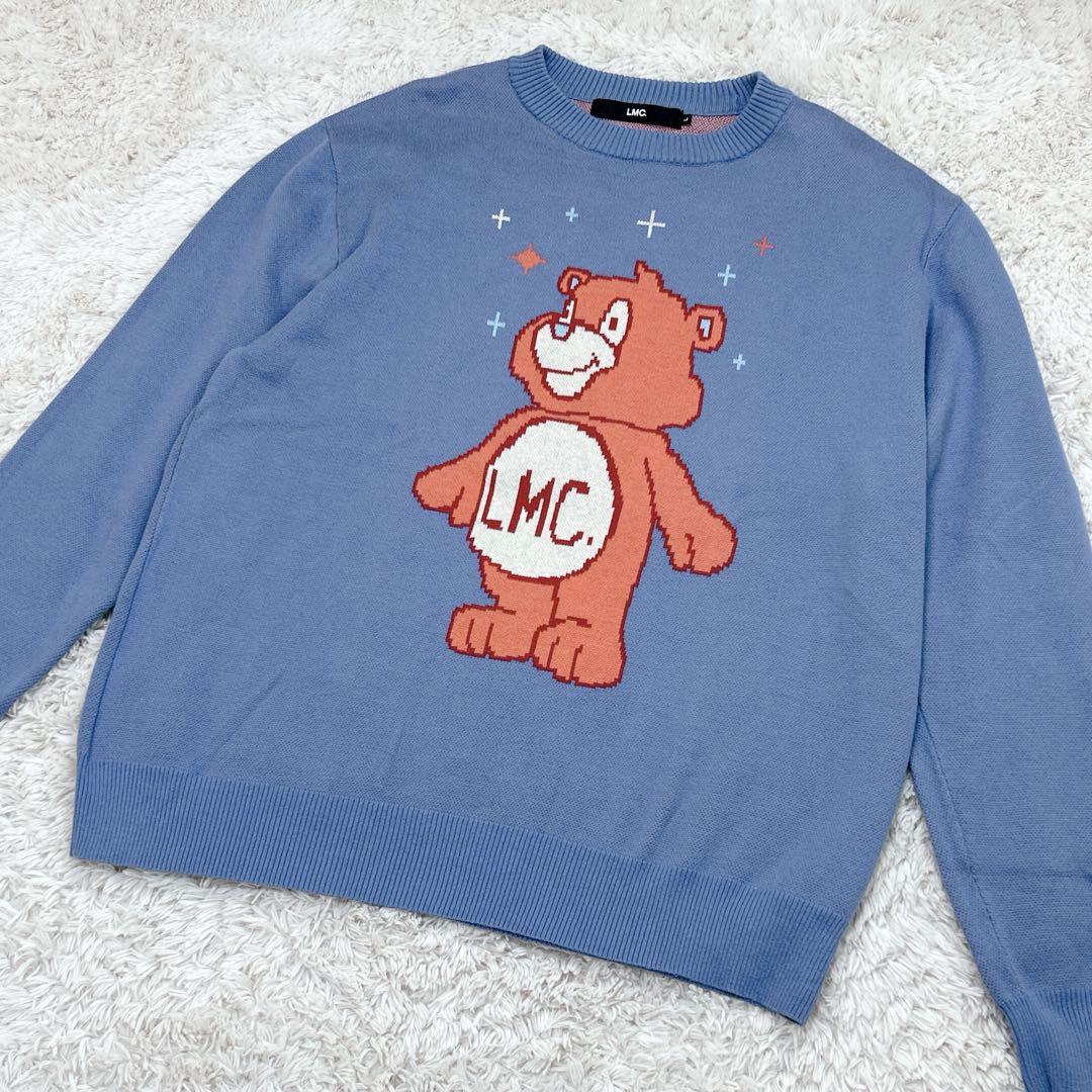 

[Б/У] LMC Вязаный медведь TXT (надет на Ёнджуне) Корейский размер большой