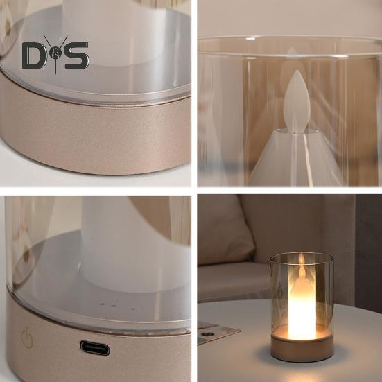 LED Nattlampa med Gestkontroll Mjukt Sken Flimmerfri Rörelsesensorteknik Sänglampa Simulering Ljus Dekoration