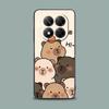 Phone Case for Xiaomi Redmi 15C 14C 12C 13C 4G Redmi Note 15 14 13 12 11 10 Pro Plus 5G 12S Silicone Soft Cover Capybara Cute