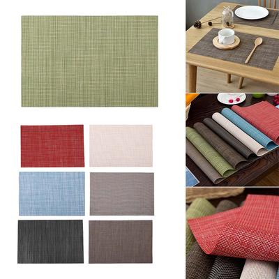 Pohodlné dekorácie podložiek ľahko čistiteľné pre obdĺžnikový stôl