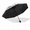 Labubu Print Automatic Open Close Umbrella, Portable Foldable Umbrella, for Outdoor Commute Camping Trip, Ideal Birthday Gift