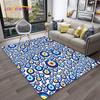 Evil Eye,Eye of Horus,Nazar Tree of Life Carpet Rug for Home Living Room Bedroom Sofa Doormat Decor,Area Rug Non-slip Floor Mat