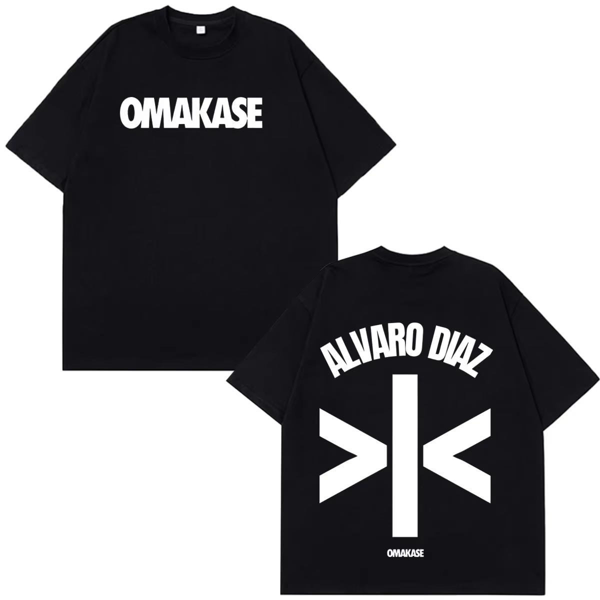 2026 Short-sleeved Casual Y2K Trendy Tee Alvaro Diaz Omakase Album 2026 Tour Merch T Shirt Men Women Fashion T-shirt S разноцветный