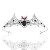 Dark Halloween Bat Hairband Metal Halloween Tiara Temperament Rhinestone Crowns  Party