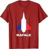 France Aeroplane Dassault Rafale Unisex TShirt Short Sleeve Casual Cotton ONeck Summer Tees Size S3XL