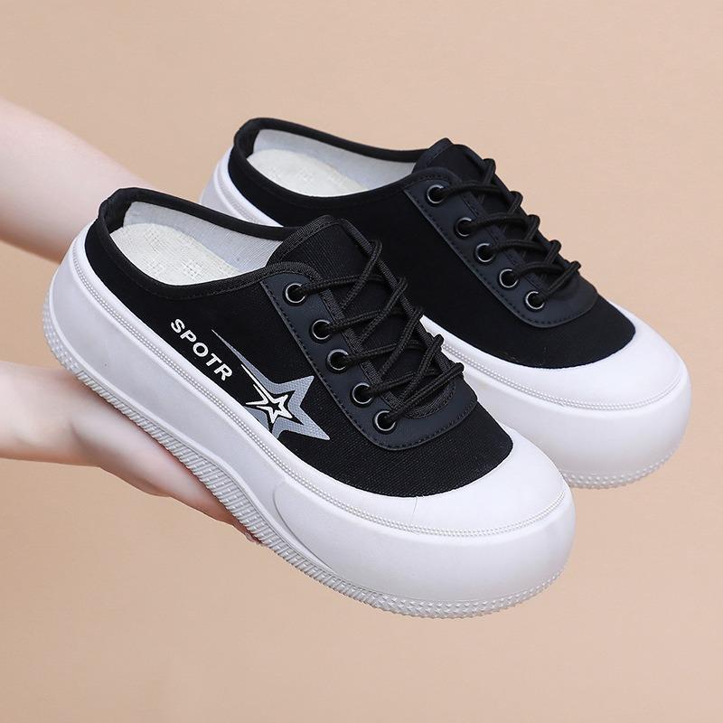 Muffin shoes women's little white shoes spring and autumn new thick-soled heightening casual sports board shoes fashion versatile casual shoes