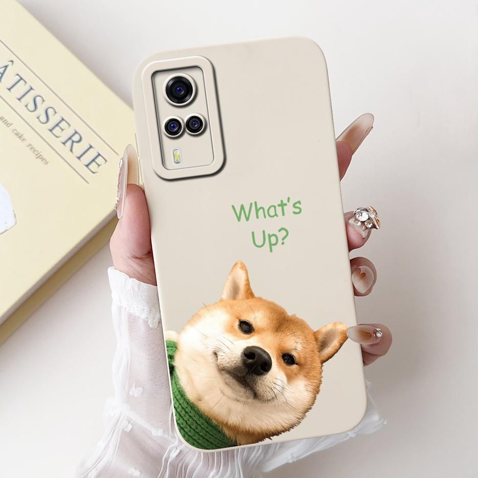 For Vivo Y31 Case Vivo Y51 2020 V2030 Cute Dog Cartoon Phone Case For Vivo Y53s 4G VivoY33 V2057 Vivo Y31 Y51 Soft Covers Fundas