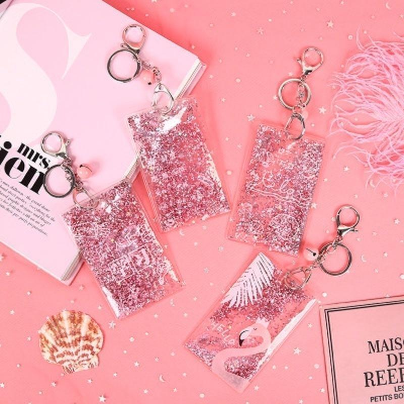 Fresh Protective Cover Student Rice Card Access Control Certificate Set Keychain