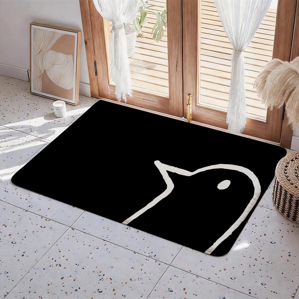 

Anime Oyasumi Punpun Floor Mat Eco Flannel Doormat Non Slip Odorless Indoor Floor Rug Soft Short Plush Home Mat 50x80cm