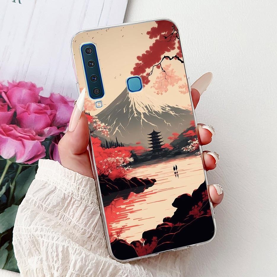 For Samsung Galaxy A9 2018 Case SM-A920F Cool Design Fashion Painted Cover Soft Silm Phone Case For Samsung A7 2018 A750F Fundas