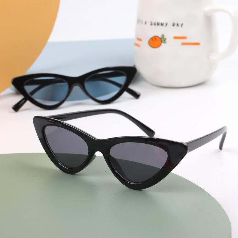Lunettes de soleil tendance œil de chat pour enfants – Verres légèrement teintés, Style européen et américain à la mode
