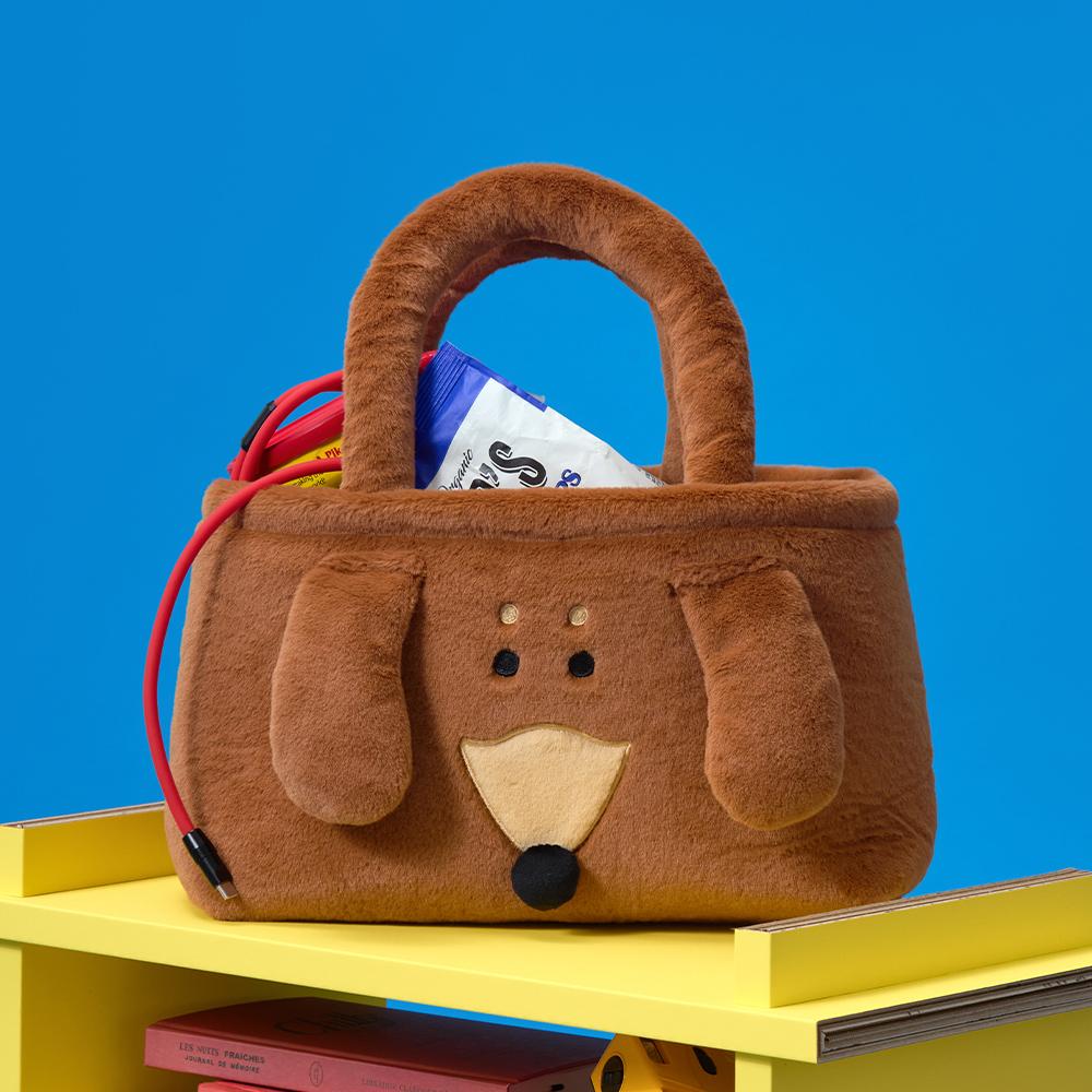 

JOGUMAN Woody Hero Plush Shoulder Bag by Line Friends